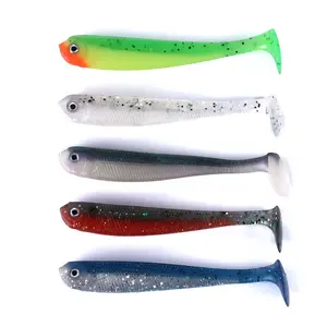 10pcs Bait DIY Fishing Mold Soft Plastic Baits Plastisol Bass Worm Fishing  Lure 55mm/1.2g Artificial Maggot Grub Jig Wobblers - AliExpress