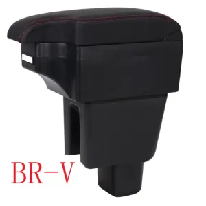 High Quality PVC Armrest With Red Line Console Box For Proton Exora