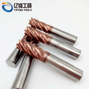 1/2 pollici carburo di 6 flute <span class=keywords><strong>end</strong></span> mill per HRC55 acciaio inox - Product Image 6