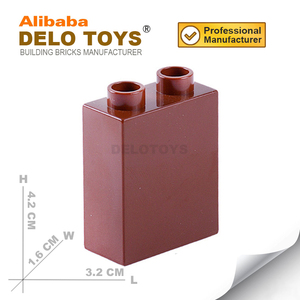 DELO TOYS (15 Colores) <span class=keywords><strong>Bloques</strong></span> de Construcción de Plástico Educativos DIY a Granel, Ladrillos Aleatorios 1x2, 1*<span class=keywords><strong>2</strong></span> Altos, Regalo para Niños Mayores de 3 Años (JC030) - Product Image 5