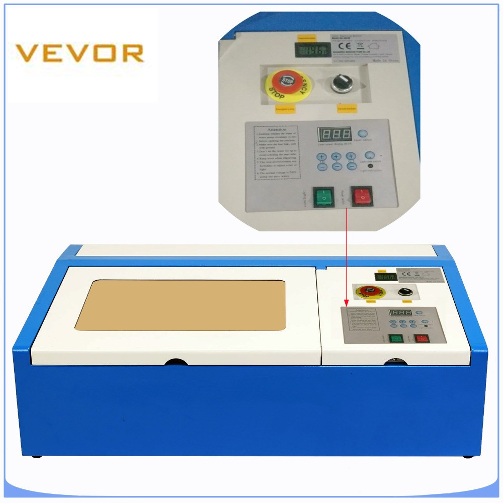 Hot sale CO2 Laser Engraving Cutting Machine Laser Engraver 40W Cutting Machine for DIY Mini Arts and Crafts with USB Port
