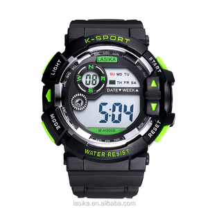 Reloj de pulsera digital resistente al agua para hombres Ali <span class=keywords><strong>Baba</strong></span> de China, diseño deportivo barato con características de alarma resistente al agua para compras a granel - Product Image 5