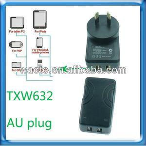 2 a USB 2.0 Cargador enchufe de doble puerto para la última ipad ipod <span class=keywords><strong>iphone</strong></span> 5 Kindle - Product Image 1