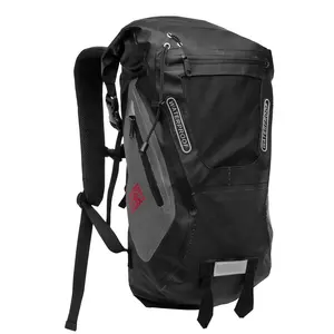 Mochila impermeable para motocicleta, bolsa seca de 30L, lona sin costuras 500d de PVC, equipo para kayak y surf