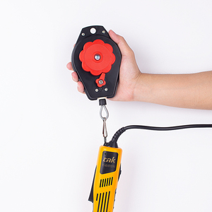 ES620 Retractable Spring Balancer Wire Rope Measuring <strong>Tool</strong> <strong>Hook</strong> Frame Return Spring Safety Compression Weighing Spring Scale - Product Image 2