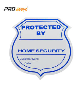 12x12 "Custom A Forma di 24 Ore di <span class=keywords><strong>Video</strong></span> di Sorveglianza di Sicurezza Domestica Yard Allarme Esterno di Sicurezza di Avvertimento Segno di Alluminio - Product Image 3