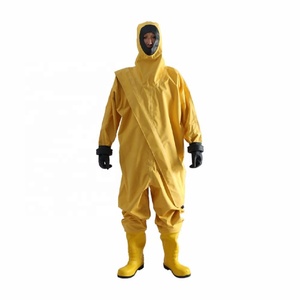 <span class=keywords><strong>Combinaison</strong></span> de sécurité haute visibilité EN 903 pour la lutte contre les incendies et la manipulation de produits chimiques, imperméable, avec matériau PVC modifié - Product Image 2
