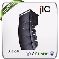 Enceinte haute puissance, système sonore audio professionnel, convient en ligne, installation facile, caisson de basses de 18 pouces, réseau linéaire