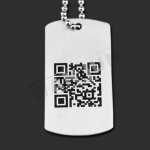 (Dt-98) etiqueta de identificación de perro de código QR barata para mascotas/etiquetas de metal de identificación de mascota al por mayor - Product Image 1