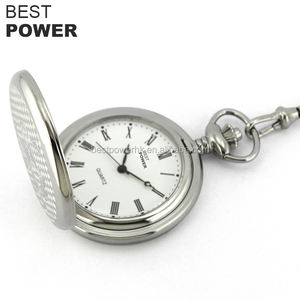 Classic Stainless Steel Quartz Movement <b>Men</b> <b>Pocket</b> <b>Watch</b> - Product Image 2