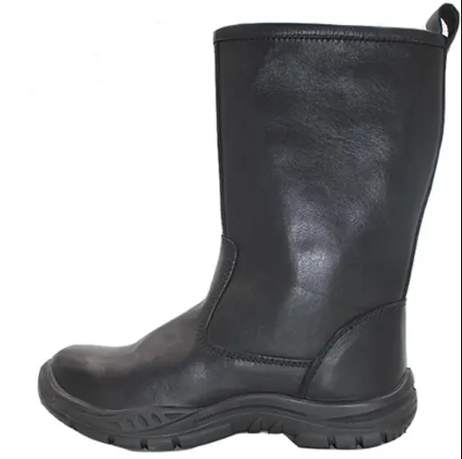 Safety Shoe Wholesaler Lightweight Anti-smashing Black Ladies Safety Boots Shoes