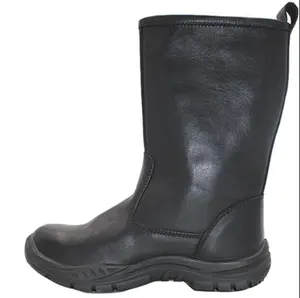 Lightweight AntiスマッシングBlack Ladies Safety Boots Shoes