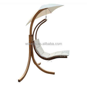 KD מעץ מלא עיצוב גג תלוי נדנדה כיסא - Product Image 5