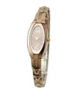 Rose gold ladies tungsten watch sapphire quartz watch