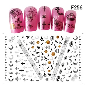 Misscheering New <span class=keywords><strong>Skull</strong></span> pompak Halloween adesivi per <span class=keywords><strong>Nail</strong></span> Art decorazioni adesivi 3d salone di bellezza adesivi per unghie
