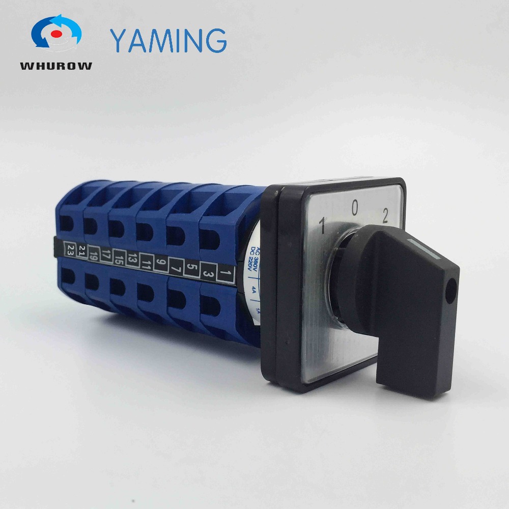20A 6 Фаза 3 позиции 24 контакты вкл/выкл/вкл ручной роторный переход cam переключатель выключатель двигателя