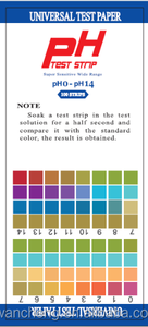 Wancheng tira de papel universal de <span class=keywords><strong>ph</strong></span>, faixa de papel do teste de <span class=keywords><strong>ph</strong></span> 0-14 - Product Image 2