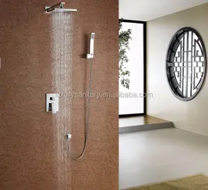 10 years guarantee luxury in wall conceal bathroom shower faucet mixer building plumbing materials