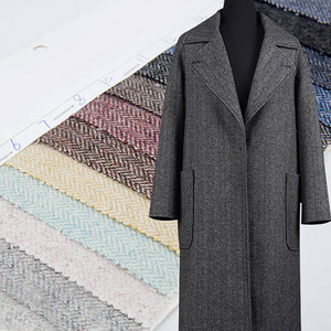 베스트셀러 얇은 모직 모직 비스코스 나일론 헤링본 직물 - Product Image 6