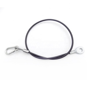 7x7 PVC المغلفة أسلاك الفولاذ المجلفنة حبل كابل مع نهاية محطات - Product Image 5
