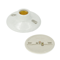 Douille de lampe en céramique CE RoHS E27 4,5 pouces, douille de lampe en porcelaine E27 4,5 pouces pour le Brésil et l'Argentine