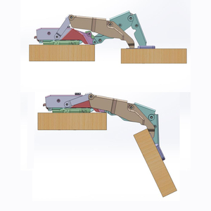 Bản Lề Nội Thất Bản Lề 14-26Mm Mạ Niken 155 Mm 3-7Mm Bản Lề 11.5 Độ Không Nhô Ra Mềm Đóng Đặc Biệt Cam Điều Chỉnh Bản Lề - Product Image 5