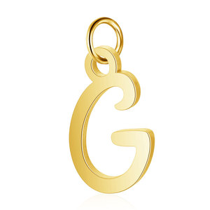 Dijes de letras doradas del alfabeto, joyería personalizada de acero inoxidable, 316l, abalorio flotante del alfabeto, novedad