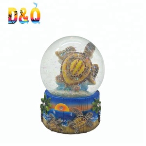 Globo di Neve <span class=keywords><strong>Souvenir</strong></span> con Palma da Spiaggia in Resina - Product Image 3
