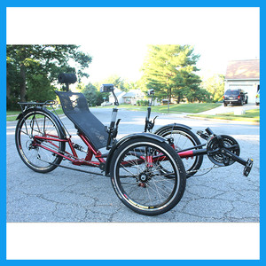 Électrique 250 W Moteur Couché <span class=keywords><strong>Tricycle</strong></span> Adultes avec Suspension Arrière - Product Image 1