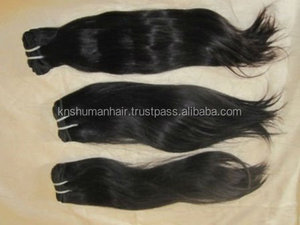Mèches indiennes naturelles vierges — meetu, cheveux bruts non traités, Extension de cheveux d'origine indienne, racines foncées, cuticules - Product Image 2