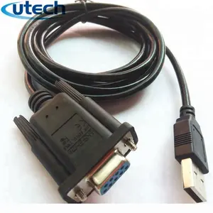 1 Port USB zu Null Modem RS232 DB9 Serielles DCE-Adapterkabel mit FTDI-Chipsatz