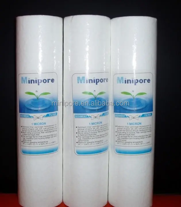 5 micron, 10 micron pp melt blown filter cartridge/pp spun filter cartridge/water filter cartridge