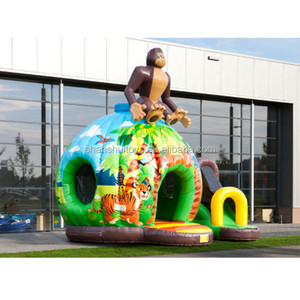 Château gonflable à superposer sur la pomme de terre, château gonflable de singe <span class=keywords><strong>jumpy</strong></span> pour enfants, 0.55mm - Product Image 1