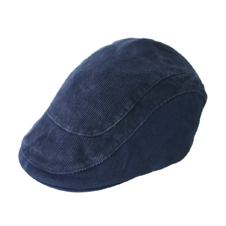 Hohe qualität baumwolle marineblau berets