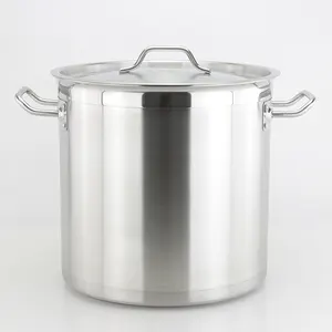 Stainless steel wine barrel 5kg big pots for cooking parini cookware reviews commercial cooking pot soup pot