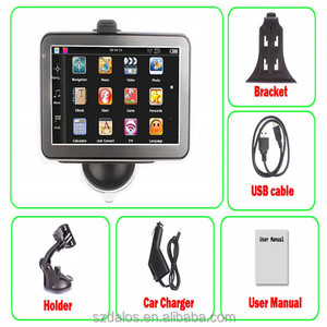 Wince 6.0 Système sat nav 5 pouce hd gps navigation fm ddr128mb 800 480 - Product Image 5