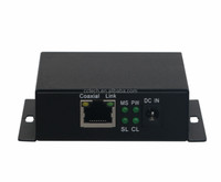 Real hasta 2000m Super Larga Distancia CCTV HD IP Video Extender EOC esclavo EOC Master CATV Balun
