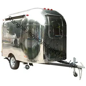 Mobile food carts trailer for sale/food truck/outdoor food kiosk 2019 Fast Food Trailer for Sale Use stainless steel for sale