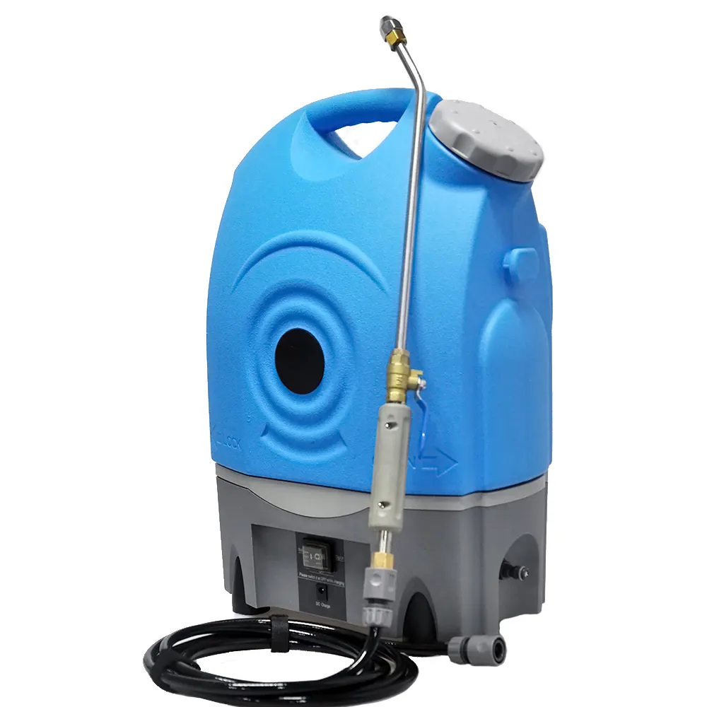 Máquina de limpeza de água fria portátil, 12v, auto-priming, ar condicionado, máquina de limpeza