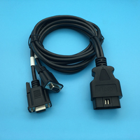 Cable OEM OBD OBD2 macho aislado de goma a DB9 macho o hembra para aplicaciones de máquinas electrónicas de automóviles