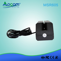 Lecteur/graveur de cartes à bande magnétique MSR 206 USB, pilote logiciel disponible, gratuit, piste 1/2/3