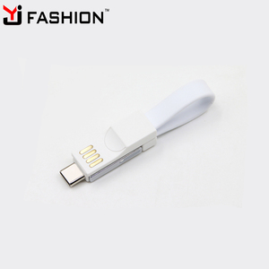 Yj moda nueva promoción caliente regalo 3 en 1 llavero USB Cable cargador para Android, IOS y teléfonos inteligentes tipo C - Product Image 2