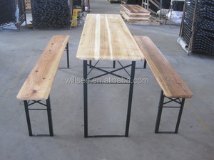 HE-246,<span class=keywords><strong>Promotion</strong></span>!! Ensemble de <span class=keywords><strong>Table</strong></span> et plateaux de bière pliables, en bois, pour boissons alcoolisées, fabriqué à l'extérieur, bon marché - Product Image 6