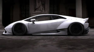 Commercio Garanzia Della FRP In Fibra di Vetro Posteriore Fender Fit Per Il 2014-2016 Huracan LP610-4 LB LP LW P Funziona Stile posteriore Oltre Fender Flare - Product Image 6