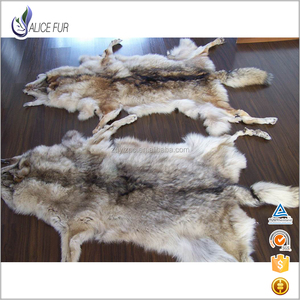 La piel real de la piel del coyote de la alta calidad caliente de la venta curvó la piel genuina de la piel de la piel con preci - Product Image 4