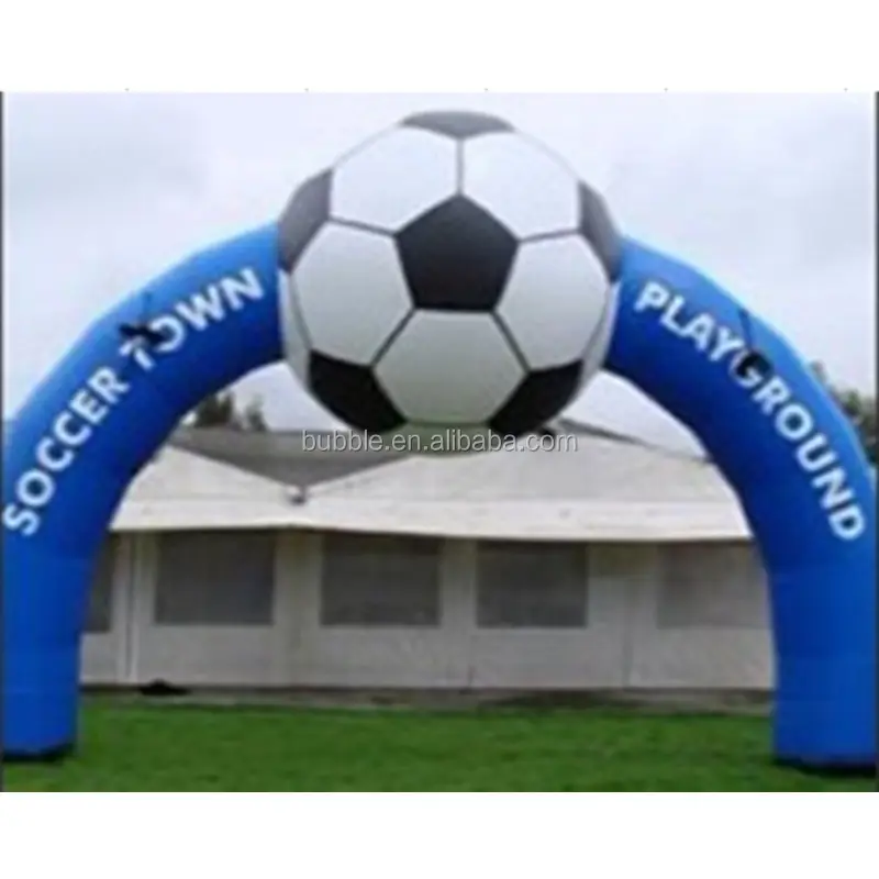 Arco de corrida inflável de futebol/linha de acabamento inflável de boa qualidade para eventos