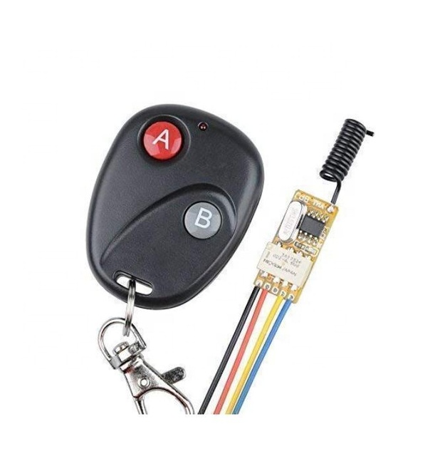 Taidacent 433MHZ Micro RF Receiver Transmitter LED Light Switch 1 Channel 12V Remote Switch Wireless Remote Control Relay Switch