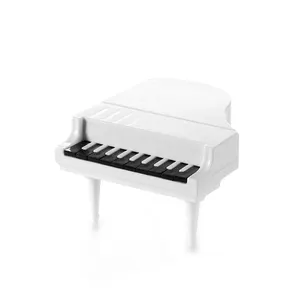 Quà Tặng Giáng Sinh UCHOME Phím Đàn Piano Cấp Thực Phẩm Nhựa Mini Nĩa Trái Cây Tái Sử Dụng Bộ Tráng Miệng Bánh Salad Ngã Ba