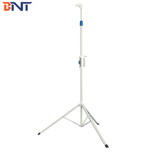 BNT 100 "Định Dạng 16:9 Màn Hình Máy Chiếu Chân Máy Màu Trắng Mờ Có Thể Thu Vào Với Giá Đỡ Sàn BETTS9-100 1246X2214Mm Hình Bát Giác - Product Image 3