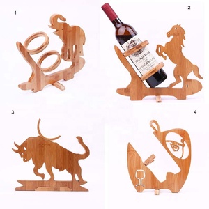 Secchielli per <span class=keywords><strong>Ghiaccio</strong></span> e Contenitori per Bevande in Bambù, Eleganti Portabottiglie da Tavolo - Product Image 2